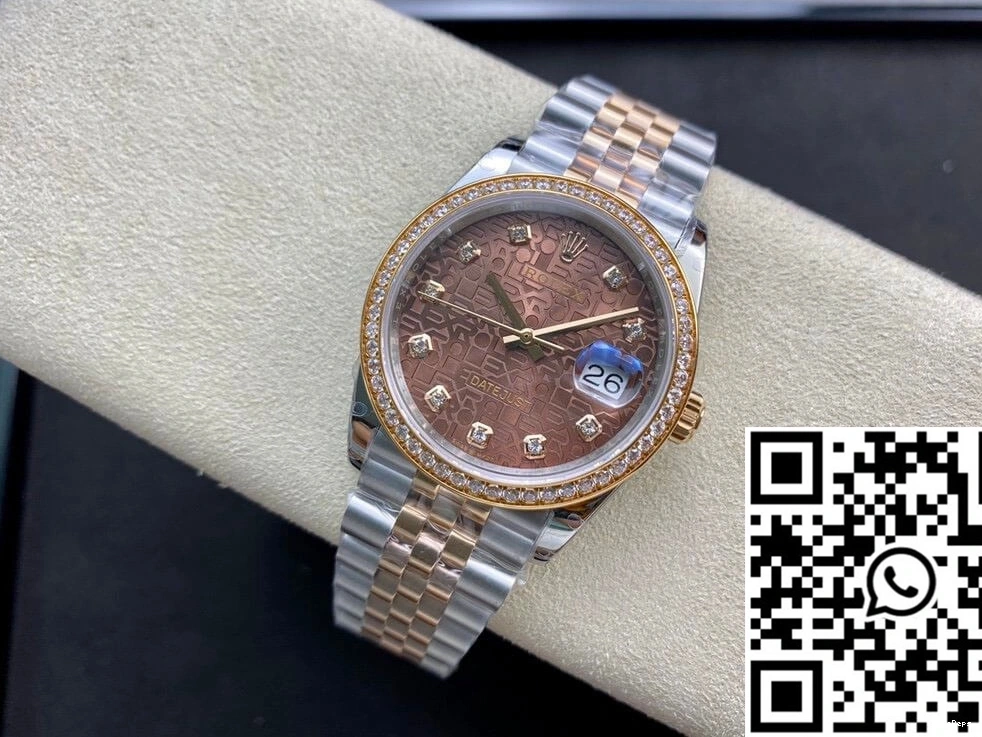 Gold Datejust Rolex Factory M126281RBR-0013 Rose BP 0116